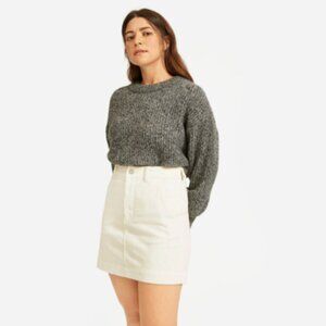 Everlane Corduroy Skirt in Bone